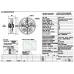 AXIAL FAN YWF4E-550S-P137/50-T,Commercial Cased Axial Extractor Canopy Kitchen Restaurant Industrial Duct Fan