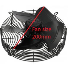 AXIAL FAN WEIGUANG YWF4E-200S-G, (SUCTION)