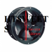 AXIAL FAN YWF4E-500S-p137/35-T,Commercial Cased Axial Extractor Canopy Kitchen Restaurant Industrial Duct Fan