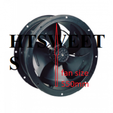 AXIAL FAN YWF4E-550S-P137/50-T,Commercial Cased Axial Extractor Canopy Kitchen Restaurant Industrial Duct Fan