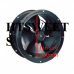 AXIAL FAN YWF4E-550S-P137/50-T,Commercial Cased Axial Extractor Canopy Kitchen Restaurant Industrial Duct Fan