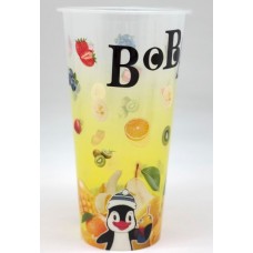 16OZ BOBA SLUSH CUPS,BUBBLE TEA CUPS NO LID