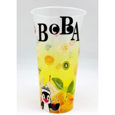 20OZ BOBA SLUSH CUPS,BUBBLE TEA CUPS NO LID