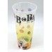 24OZ BOBA SLUSH CUPS,BUBBLE TEA CUPS NO LID