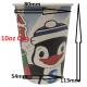 SUMTASA Paper cups 100X7OZ NO LIDS