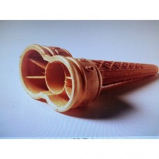 Ice cream wafer cone TWIN 1x210p D45mm X L132mm