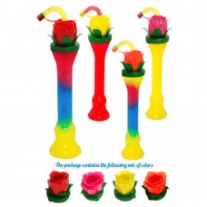 ROSE Slush yard cup 12oz (350ml) HT6 x 140 cups with lid and straw