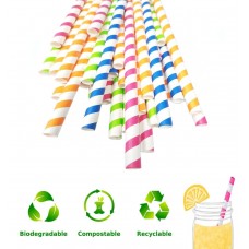 Biodegradable SMOOTHIE Paper Straws 9mm x 200mm,BLUE,PINK,GREEN,ORANGE,Individually Wrapped Biodegradable SMOOTHIE Paper Straws 9mm x 200mm,BLUE,PINK,GREEN,ORANGE,Individually Wrapped