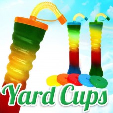 TWIST Slush yard cup 17oz (500ml) HT2 x 155 cups with lid and straw