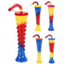 TWIST Slush yard cup 12oz (350ml) HT7 x 190 cups with lid and straw